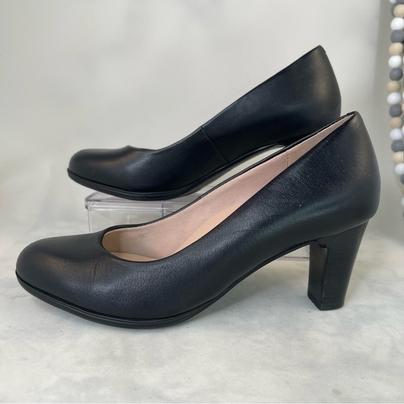 Abeo B.I.O. System Venice size 6N Black Leather heel dress shoes - Picture 6 of 12